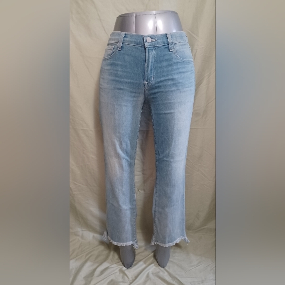 J Brand Women's Selena Faded Blue Straight Leg Jeans